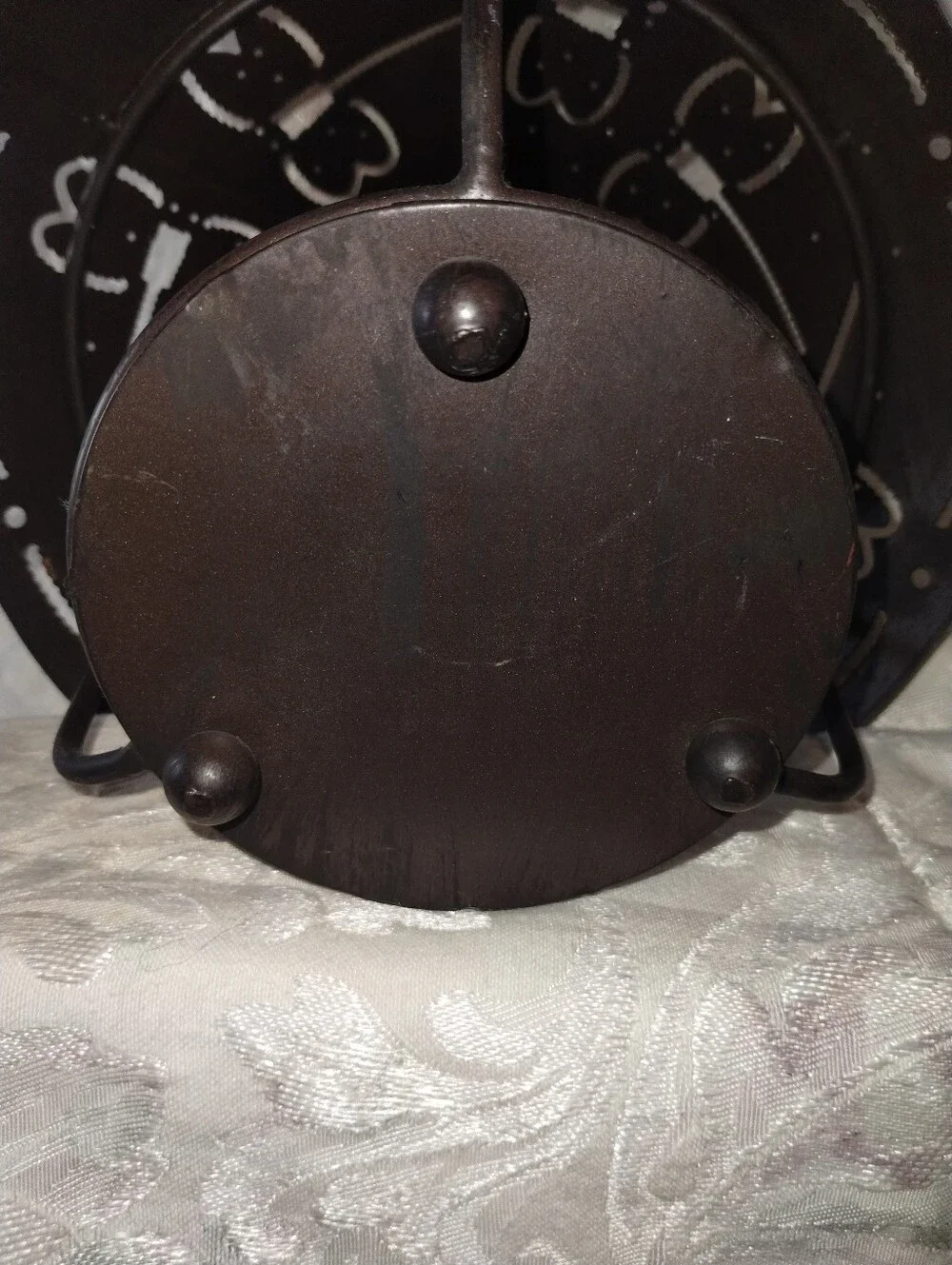 Rustic Brown Metal Hanging Candle Lantern - Dragonflies / 10